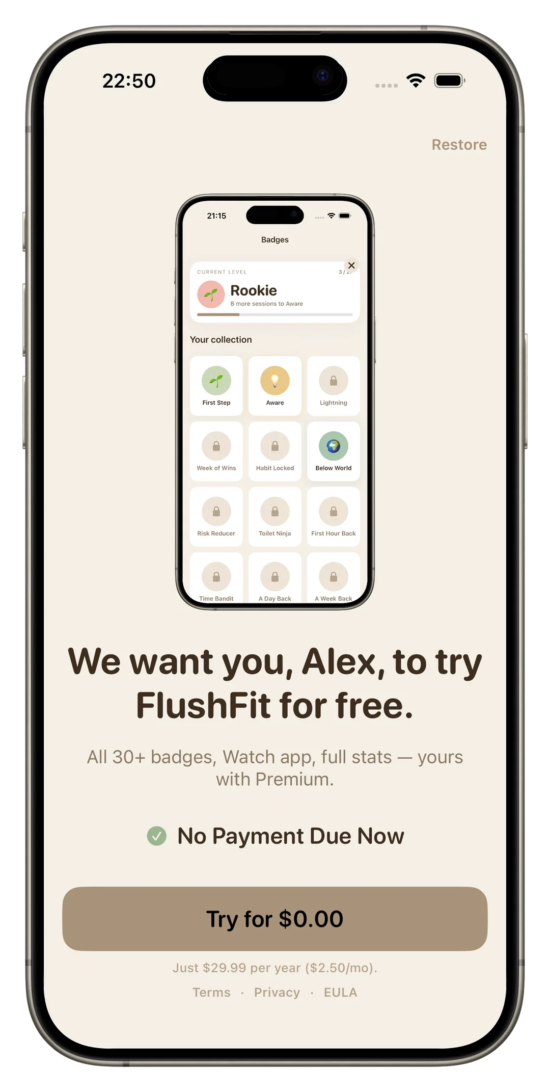 Try free for 3 days